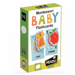 Jeu découverte Headu Mes premières flash cards Montessori