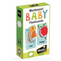 Jeu découverte Headu Mes premières flash cards Montessori