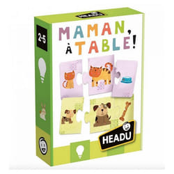 Jeu éducatif - MAMAN À TABLE ! - Encastrements autocorrectifs - Pour enfants de 24 mois et plus