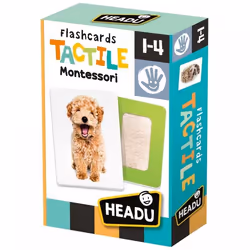 HEADU FLASHCARDS TACTILE MONTESSORI GIOCHI BAMBINI SVILUPPO DIDATTICA APPRENDIMENTO