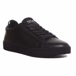 Baskets décontractées à lacets pour femmes - REPLAY - Erik - Noir - Cuir - Homme