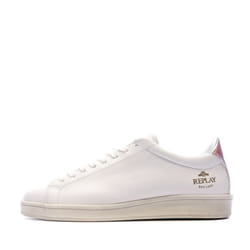 Baskets Blanches Femme Replay Heywood - Chaussures basses - Cuir et imitation de cuir - Lacets