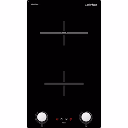 Airlux ATI320MC, Noir, Intégré, 30 cm, Plaque avec zone à induction, Verre-céramique, 2 zone(s)