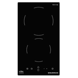 Glem Gas GTH32T plaque Noir Intégré Céramique 2 zone(s)
