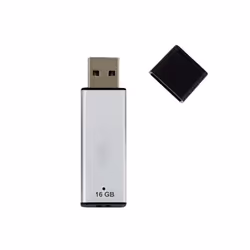 Nilox Pendrive 16GB, 16 Go, USB Type-A, 2.0, 8 Mo/s, Casquette, Argent