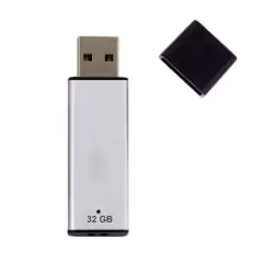 Nilox 32GB USB2.0, 32 Go, USB Type-A, 2.0, Casquette, 9 g, Argent