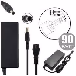 Nilox NLX90W-SG04, Ordinateur portable, Intérieure, 90 W, 19 V, CA vers CC, 4,74 A