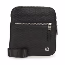 Sacoche Armani Exchange monogramme Homme Noir