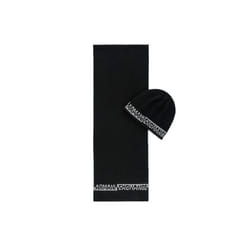 Echarpe Armani Exchange Homme Signature Noir Synthétique