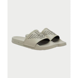 Claquette Emporio Armani Eagle Homme Gris
