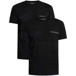 T shirt Emporio Armani Pack x2 heritage Homme Noir