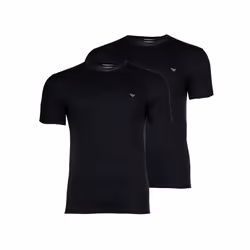 T shirt Emporio Armani Pack x2 Eagle Homme Noir