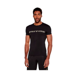 T shirt Emporio Armani Spoken eagle Homme Noir