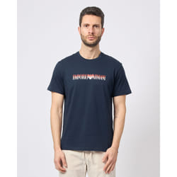 T shirt Emporio Armani Eagle Homme Bleu
