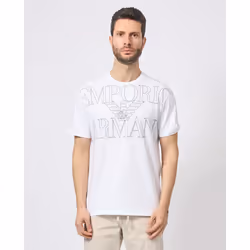 T shirt Emporio Armani Eagle Homme Blanc