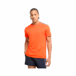 T shirt Emporio Armani Line eagle Homme Orange