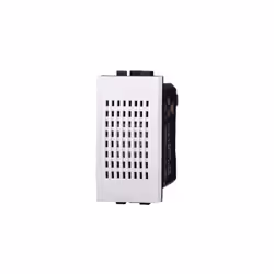 Avertisseur sonore 6A 220V Série Space Ettroit compatible Bticino Livinglight couleur blanc. Relié à un bouton, le buzzer est ...