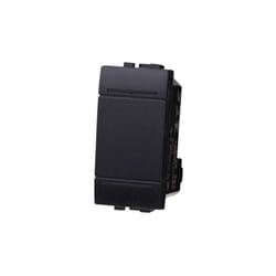 Interrupteur ou va et vient 1P 16A compatible Bticino Livinglight couleur noir