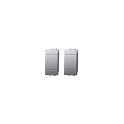 Ettroit - LG0100 couvre-clé factice 1P couvre-trou gris compatible avec Bticino Living (2pcs)