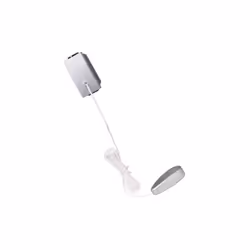 Bouton-poussoir à cordon 1P 16A 250V Série Space Ettroit compatible Bticino Livinglight couleur tech (gris). Il est utilisé p ...