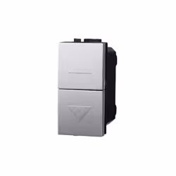 Bouton double montée et descente 1P+1P NO 10A 250Vac compatible avec la série Space Ettroit compatible avec Bticino Livingcou ...