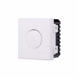 Interrupteur tactile temporisé 2P 16A 250V Série Solar Ettroit compatible Bticino Matix couleur blanc. Dispositif de contrôle ...