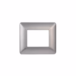 Plaque compatibles Bticino Matix 2 modules en matière plastique argent La plaque peut être installée sur des supports sku. MT ...
