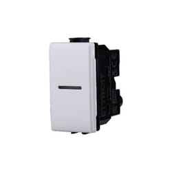 Ettroit - MT0701 interrupteur axial unipolaire 16A 1P couleur blanche compatible bticino Matix
