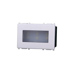 Lampe encastrable led 2.4W 220V blanc froid 6000K compatible Vimar Plana couleur blanc Ettroit EV0303