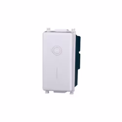 interrupteur bipolaire 2P 16A 250Vac série Starlight Ettroit compatible Vimar Plana couleur blanche. Généralement utilisé pou ...