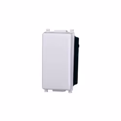 Interrupteur ou va et vient 1P 16A série Starlight Ettroit compatible Vimar Plana couleur blanche. L' Interrupteur ou va et v ...