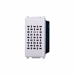 Avertisseur sonore 6A 220V série Starlight Ettroit compatible Vimar Plana couleur blanc. Relié à un bouton, le buzzer est gén ...