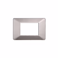 Plaque compatibles 3 modules Série Starlight Ettroit compatible Vimar Plana , en matière plastique titane. La plaque peut êtr ...