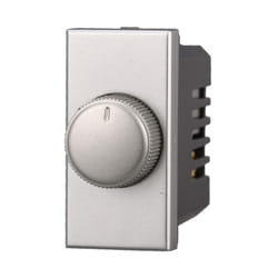 Ettroit - AG1301 Variateur à bouton 220V 100-1000W série lune Gris Compatible avec Bticino Axolute
