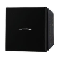 Ettroit - AN3202 Interrupteur Axial 2M 2P 16A Unipolaire Couleur Noir Compatible avec Bticino Axolute