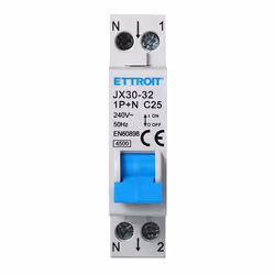 Disjoncteur Magnétothermique Automatique 1P+N 25A 220V Lifesaver Disjoncteur automatique également appelé "Stotz" Life Saver  ...