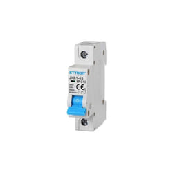 Ettroit - Interrupteur magnéto-thermique automatique 1P 10A 220V 1 modules din JXB1-63-1P-10A