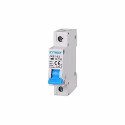 Disjoncteur automatique 1P 20A 220V Lifesaver 1 modules DIN Ettroit réf. JXB1-63-1P-20A Interrupteur thermomagntique automati ...