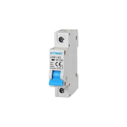 Ettroit - Interrupteur magnéto-thermique automatique 1P 20A 220V 1 modules din JXB1-63-1P-20A