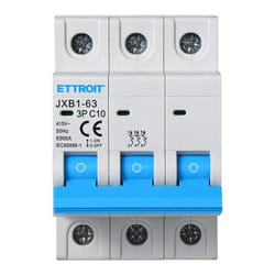 Ettroit - Disjoncteur Magnétothermique Automatique 3P 10A 220V 380V Stotz Circuit Protector