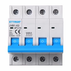 Disjoncteur automatique 4P 10A 220V 380V Life Saver Stotz Disjoncteur automatique appelé aussi "Stotz" Sauveteur en Italie Pr ...
