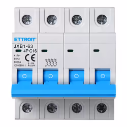 Disjoncteur automatique 4P 16A 220V 380V Life Saver Stotz Disjoncteur automatique appelé aussi "Stotz" Sauveteur en Italie Pr ...