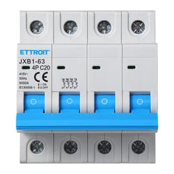 Ettroit - Disjoncteur automatique 4P 20A 220V 380V Disjoncteur Stotz