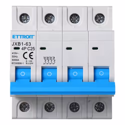 Disjoncteur automatique 4P 25A 220V 380V Life Saver Stotz Disjoncteur automatique appelé aussi "Stotz" Sauveteur en Italie Pr ...