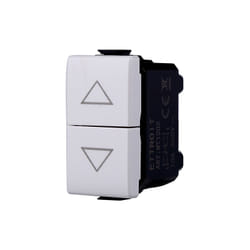 Ettroit - MT1204 Double interrupteur de montée et descente pour volet roulant 1P 10A Compatible avec Bticino Matix