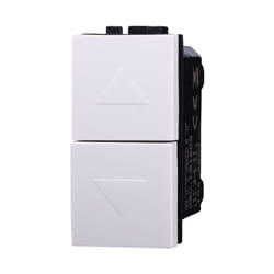 Ettroit - LB1204 Interrupteur haut et bas double verrouillage 10A Blanc Compatible avec Bticino Living Light