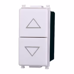 ETTROIT EV1204 Interrupteur haut et bas double verrouillage 10A Couleur blanche Compatible avec Vimar Plana Interrupteur haut ...