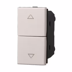 ETTROIT AB1204 Interrupteur haut et bas double verrouillage 10A Couleur BLANCCompatible avec Bticino Axolute Interrupteur hau ...