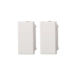 Obturateur compatible Bticino Axolute couleur blanc paquet 2pcs Ettroit AB0100