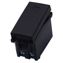 Ettroit - Interrupteur inverseur 1P 16A Couleur noire, compatible avec Vimar Arke, VA0801